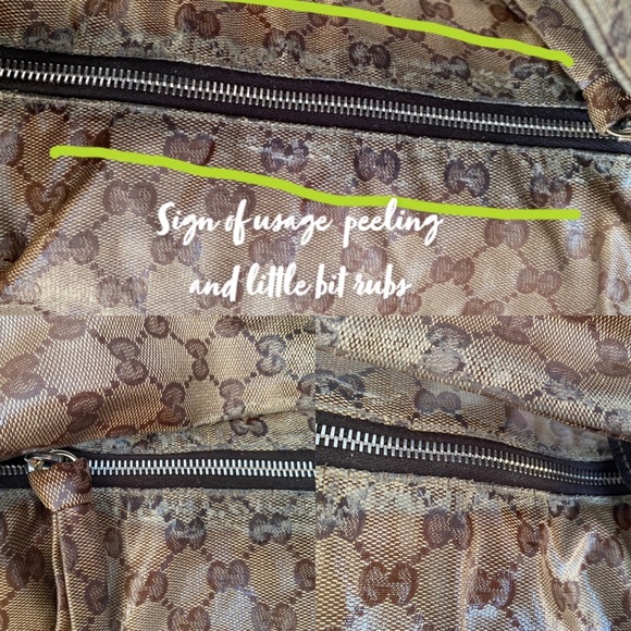 AUTHENTIC VINTAGE GUCCI CRYSTAL MONOGRAM HYSTERIA HOBO BAG - Picture 9 of 16